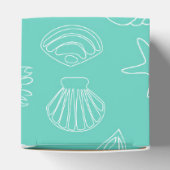 Ballotins Boîte cadeau Tropical Beach Shell Favoriser (Haut)