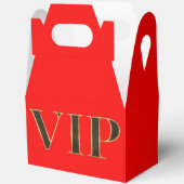 Ballotins Boîte cadeau VIP Black Gold Red Favor (Ouvrir)