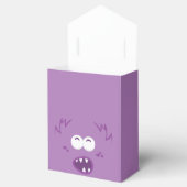 Ballotins Boîte Cadeau Visage Monstre Violet (Ouvert)