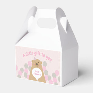 Ballotins Boîte câline mignonne de faveur d'anniversaire