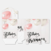 Ballotins boîte d'anniversaire joyeux (Déplié)