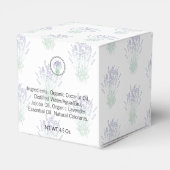 Ballotins Boîte de bain lavande maison (Arrière)