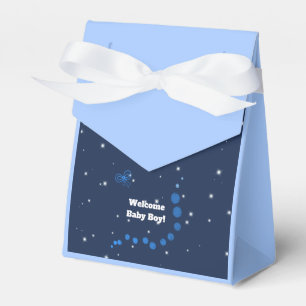 Ballotins Boîte de bienvenue bébé garçon Favor Box