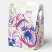 Ballotins Boîte de bonbonnière de mariage florale rose Prett (Ouvert)