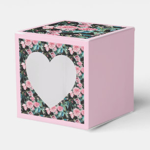 Ballotins Boîte de bonbons de fête de thé floral Rose Shabby