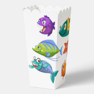 Ballotins Boîte de cadeau d'anniversaire de poisson de dessi