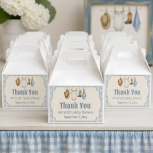 Ballotins Boîte de cadeau de Baby Shower Little Cowboy