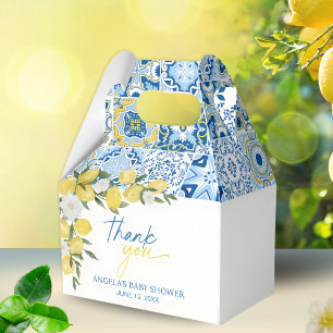 Ballotins Boîte de cadeau de Baby Shower Méditerranéen au Ci