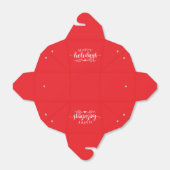 Ballotins Boîte de cadeau de faveur de vacances (Déplié)