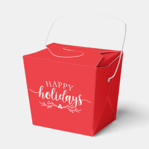 Ballotins Boîte de cadeau de faveur de vacances