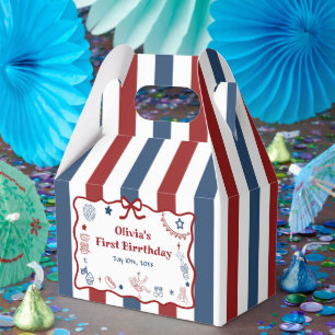 Ballotins Boîte de cadeau de fête d'anniversaire dessinée à