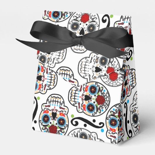Ballotins Boîte de cadeau de fête d'anniversaire Sugar Skull (Verso)