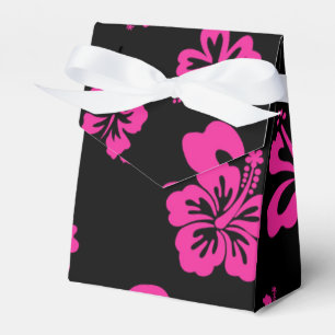 Ballotins Boîte de cadeau de fête de fleur d'hibiscus noir e