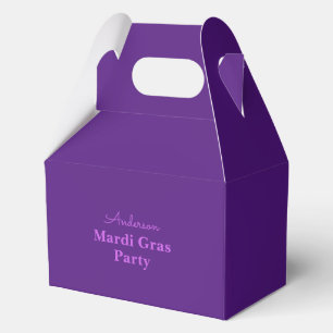 Ballotins Boîte de cadeau de fête sur le thème de Mardi Gras