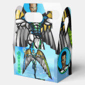 Ballotins Boîte de cadeau de fête thème Vierge (Ouvert)