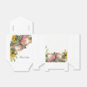 Ballotins Boîte de cadeau de mariage Bouquet de Protea Roi (Déplié)