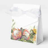 Ballotins Boîte de cadeau de mariage Bouquet de Protea Roi (Verso)