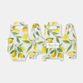 Ballotins Boîte de cadeau de mariage Lemon Main Squeeze (Déplié)