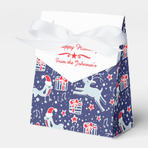 Ballotins Boîte de cadeau de Noël rouge rouge rouge rouge re