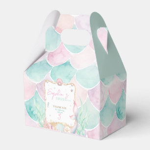 Ballotins Boîte de cadeau personnalisée pour fête de sirène 