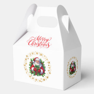 Ballotins Boîte de cadeau Santa Favor