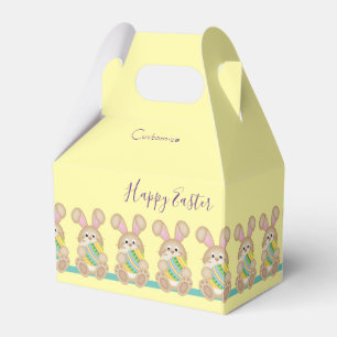 Ballotins Boîte de cadeaux de défilé de lapin de Pâques