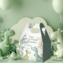 Boîte de cadeaux pour le 1er anniversaire de Dinos