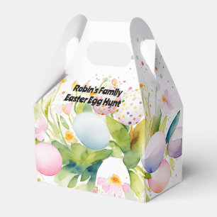 Ballotins Boîte de chasse aux oeufs de Pâques personnalisée