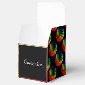 Ballotins Boîte de Cube de Faveur d'Orbes de Twist d'Arc-en- (Ouvert)