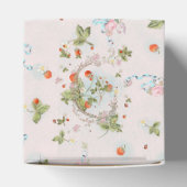 Ballotins Boîte de dragées Rose Petite Fraise Marie Antoinet (Haut)