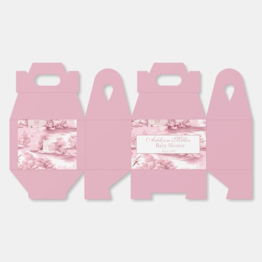 Ballotins Boîte de Faveur (Déplié)