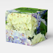 Ballotins BOÎTE DE FAVEUR À Mix-PARTI Hydrangea, style carré (Verso)