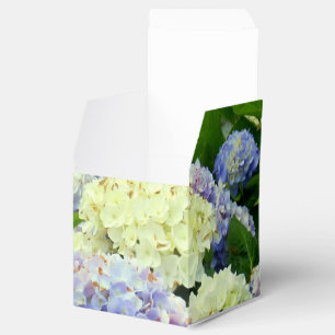 Ballotins BOÎTE DE FAVEUR À Mix-PARTI Hydrangea, style carré