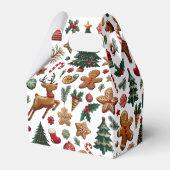 Ballotins Boîte de faveur amusante de Noël (Arrière)