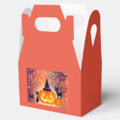 Ballotins Boîte de Faveur Citrouille Décorée Halloween (Ouvert)