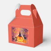 Ballotins Boîte de Faveur Citrouille Décorée Halloween (Verso)