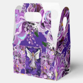 Ballotins Boîte de faveur d'âme violette (Ouvert)