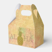 Ballotins Boîte de faveur d'ananas (Arrière)