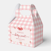 Ballotins Boîte de faveur d'anniversaire de fille douce Bow (Verso)