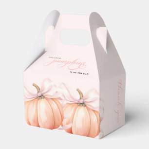 Ballotins Boîte de Faveur de Baby Shower TWIN Rose Citrouill