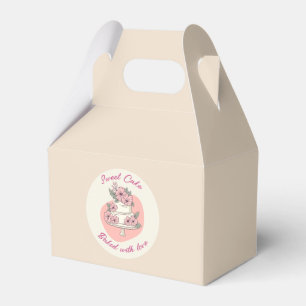 Ballotins Boîte de faveur de boulangerie de gâteau sucré
