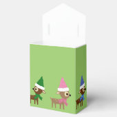 Ballotins Boîte de faveur de cerf de Noël mignon (Ouvert)