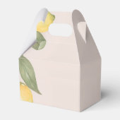 Ballotins Boîte de faveur de citron rose (Arrière)