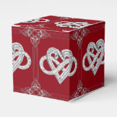 Ballotins Boîte de faveur de cœur d'infini (Verso)