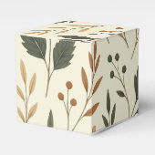 Ballotins Boîte de faveur de cube de feuilles de beurre (Verso)