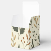 Ballotins Boîte de faveur de cube de feuilles de beurre (Ouvert)