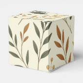 Ballotins Boîte de faveur de cube de feuilles de beurre (Arrière)