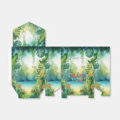 Ballotins Boîte de faveur de dinosaure mignon (Déplié)