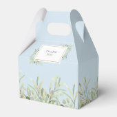 Ballotins Boîte de faveur de douche Bébé Garçon Bleu de Verd (Arrière)