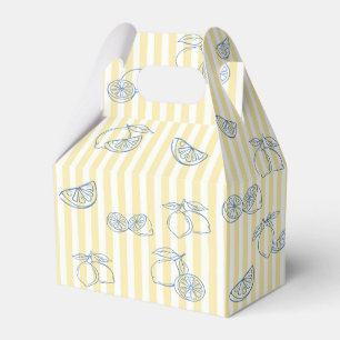 Ballotins Boîte de faveur de douche de bébé au citron dessin